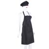 Cotton Apron With Hat, Spill Resistant, Easy to Clean Fabric, Includes Pockets Home Cooking Essential