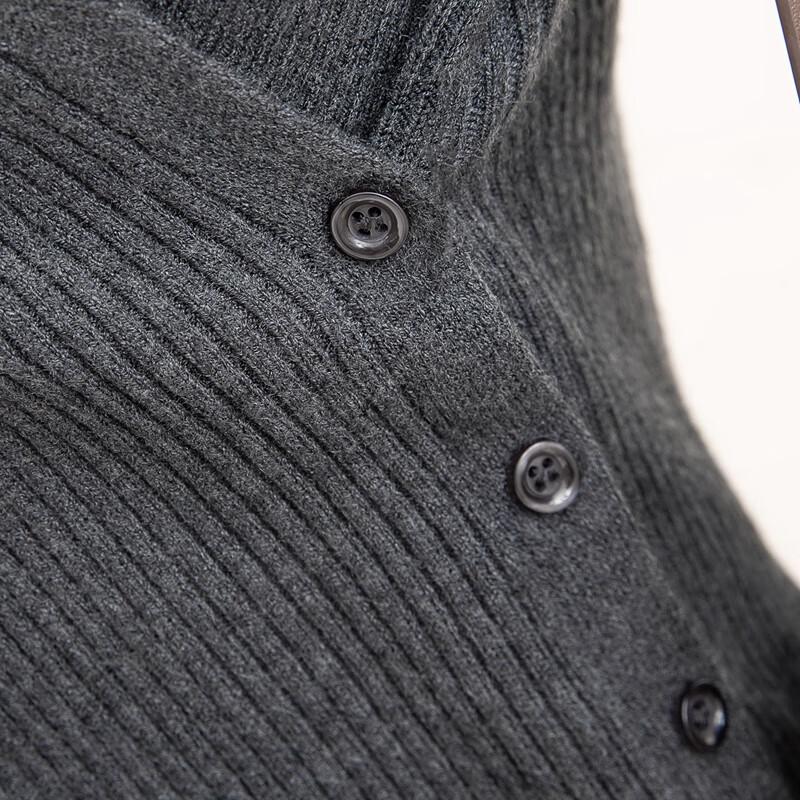 Women's Solid High-Neck Slim Fit Knit Top