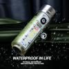Powerful LED Fluorescence Flashlight Type-C Rechargeable Waterproof Zoom Torch Outdoor Multifunction Portable Camping Lantern