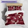 Set Biancheria da Letto 3 Pezzi Stampato Servette FC Traspirante Copripiumino con Federe Biancheria da Letto Decorativa per Camera da Letto Casa