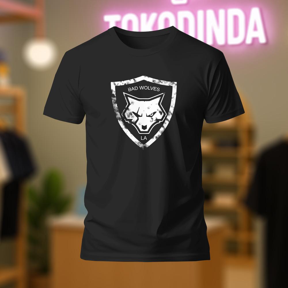 bad wolves LA logo T-Shirt Funny Made In USA S-5XL Unisex T-Shirt S
