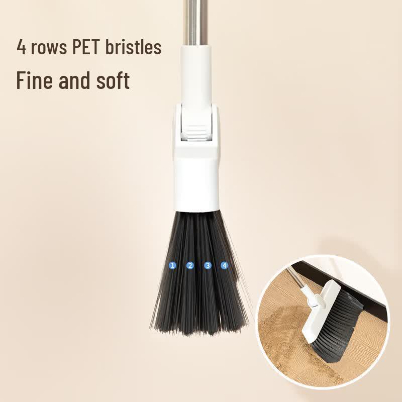 Deli Broom and Dustpan Set with Comb Teeth