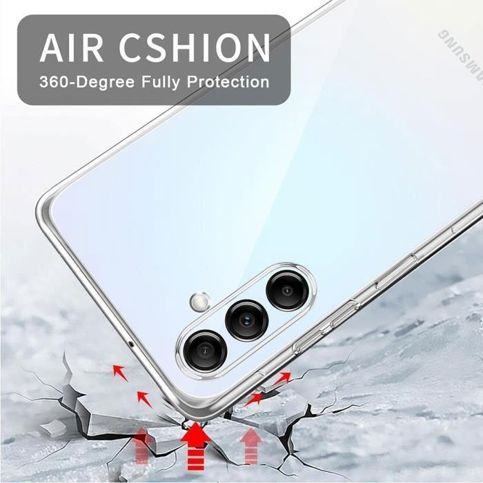 Skyddsskal - BOOLING - för Samsung Galaxy A55 5G - Mjuk Silikon - Stötsäkert - Transparent