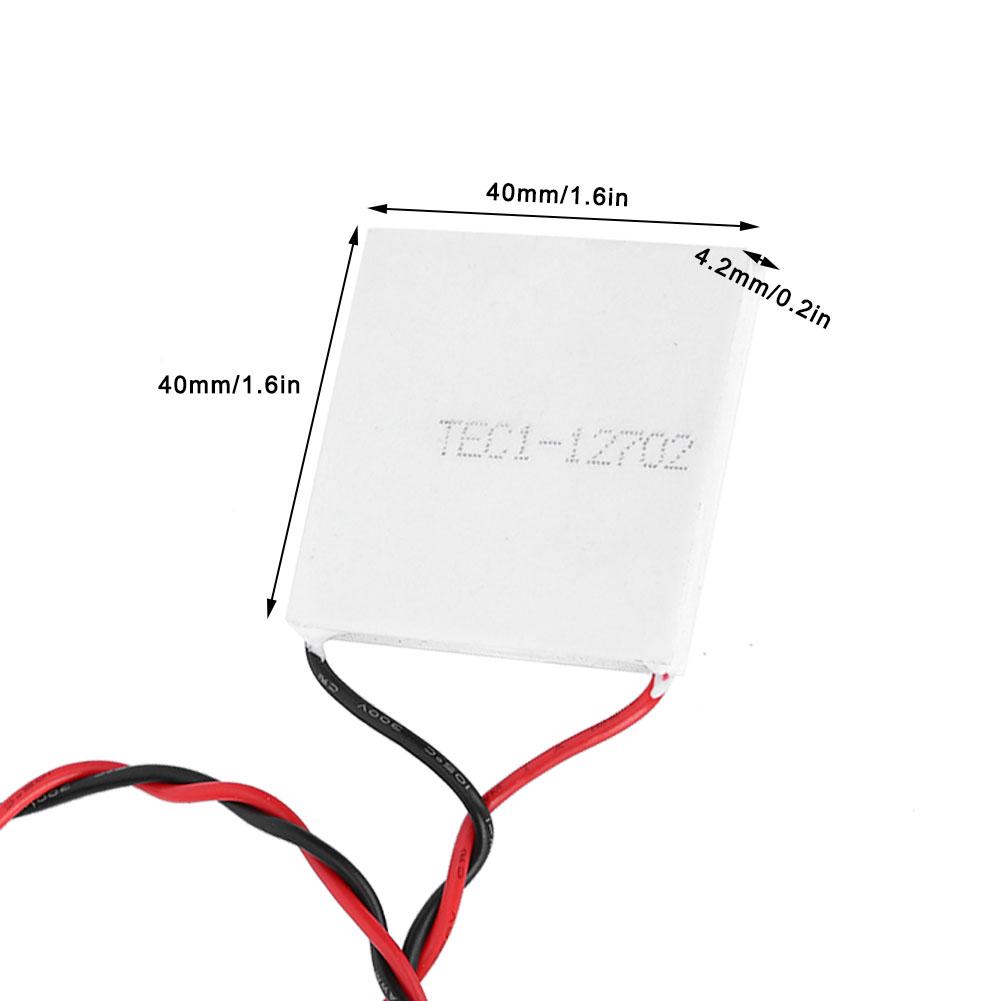 TEC1 12702 40x40mm Thermoelectric Cooler Cooling Peltier Plate Module Cooling Accessories