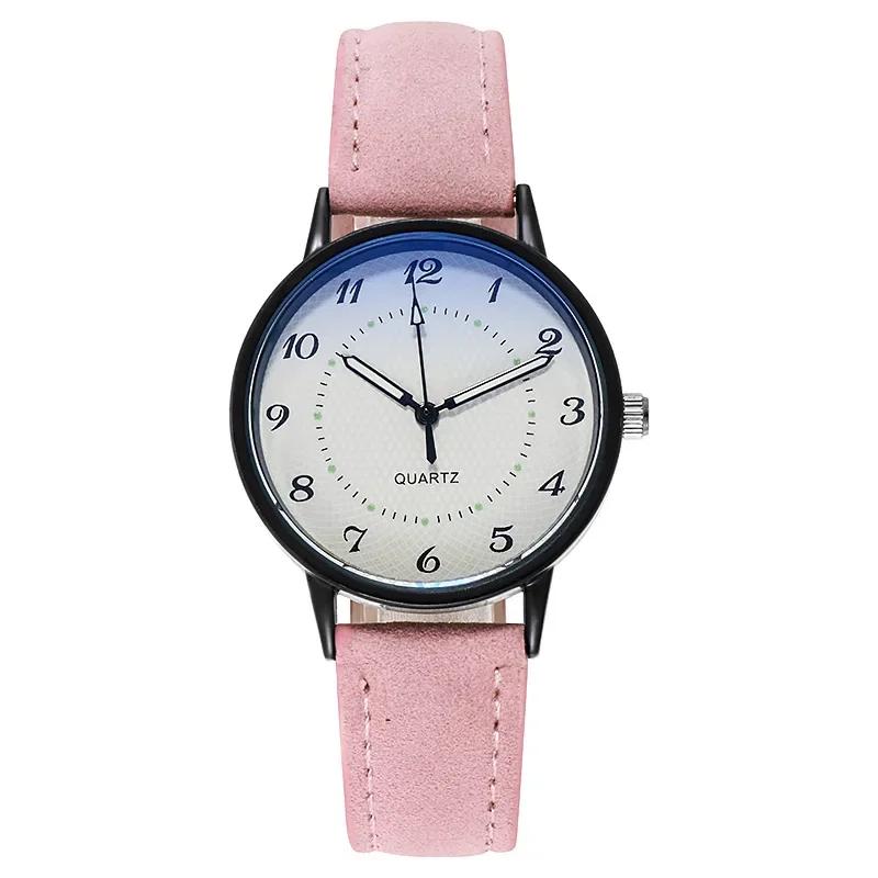 Classic Vintage Women Analog Quartz Watch Casual Leather Band Strap Round Wristwatches Luminous Waterproof Clock Reloj