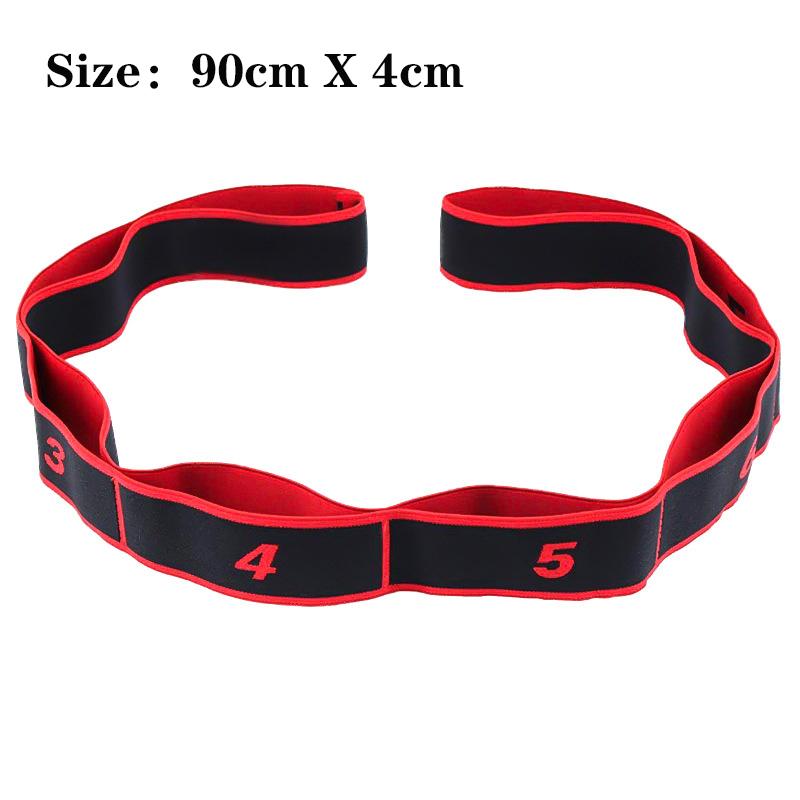 Yoga Pull Strap Gürtel Polyester Latex Elastische Latin Dance Stretching Band Schleife Yoga Pilates GYM Fitness Übung Widerstand Bands