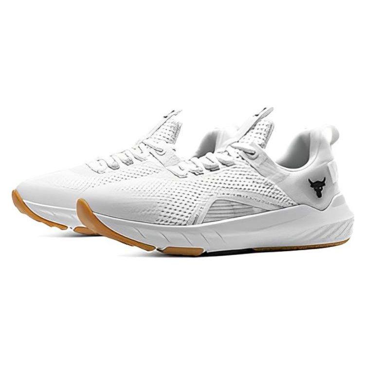 Under Armour Project Rock BSR 3 White Halo Grey Men Sneakers 3026462-101