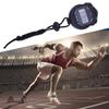 Digital Running Timer Waterproof Handheld Sports Stopwatch Electronic Multifunctional Lightweight Practical  with Strap