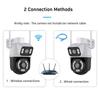 ICSEE A25 Smart Outdoor PTZ Camera with HD Wireless Binocular, Mobile Remote, Full-Color Night Vision