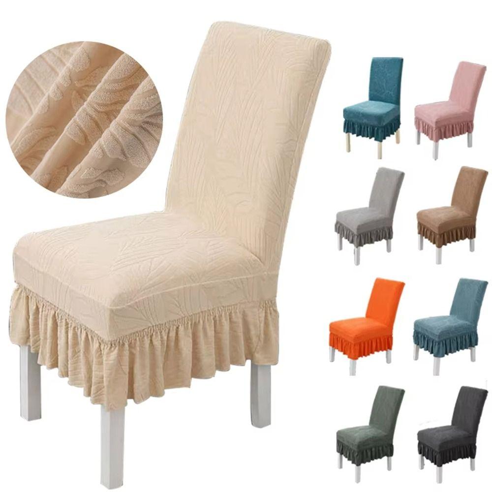 1Pcs Removable Universal Chair Cover Thickened Backrest Protector Stool Slipcover  for Home Kitchen