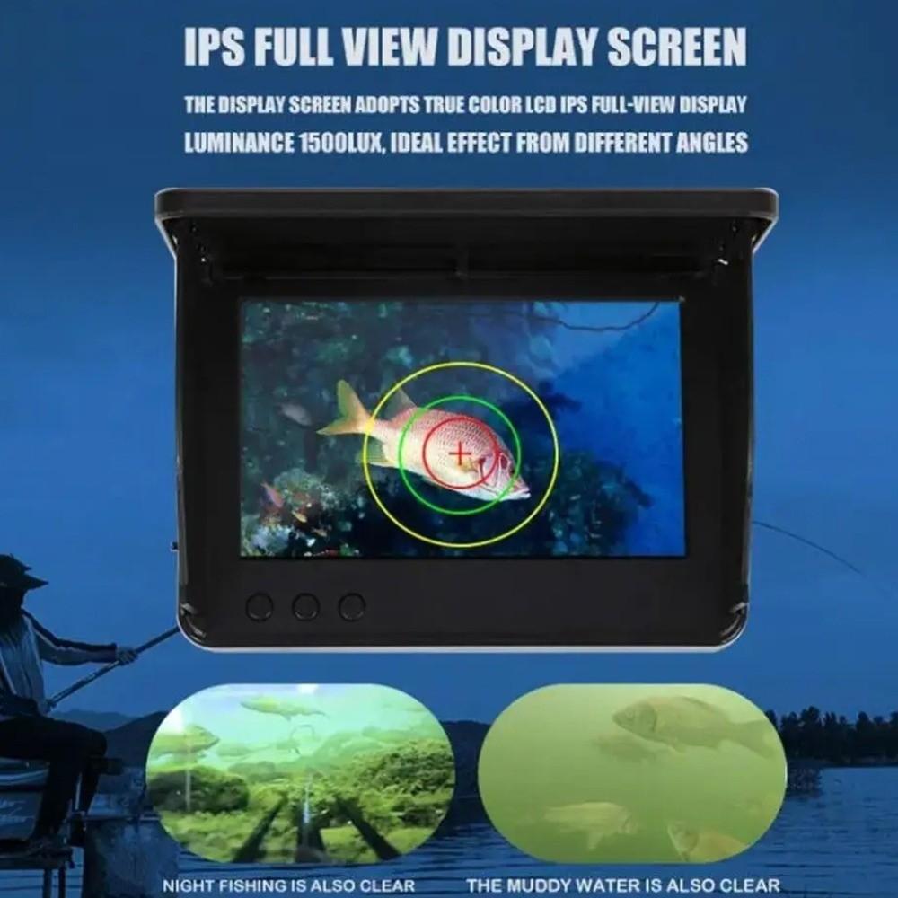 4.3 Inch Screen Underwater Fish Finder Monitor Sun Visor Fishing Camera Monitor  Ice Fishing