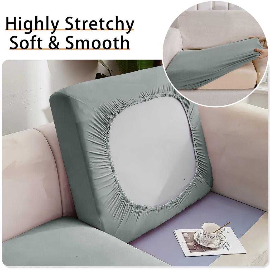 New elastic waterproof milk silk sofa cushion cover solid color universal all-inclusive sofa hat sofa cover