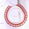 Antiquity Chinese Style Beads Necklace Hanfu Accessories Ethnic Style Horse Face Skirt Decorative Jewelry Gift