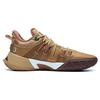 Li Ning CJ2 University Shock Absorption Non-Slip Wear-Resistant Low-Top Basketball Shoes Men Sneakers Brown ABAS001-5