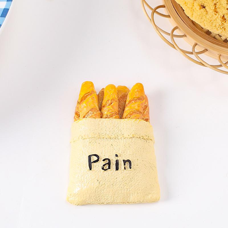 Creative Resin Tomato Baguette Simulation Accessory