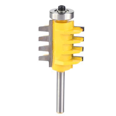 14" Shank Router Bit Finger Joint Tenon Woodworking Milling Cutter