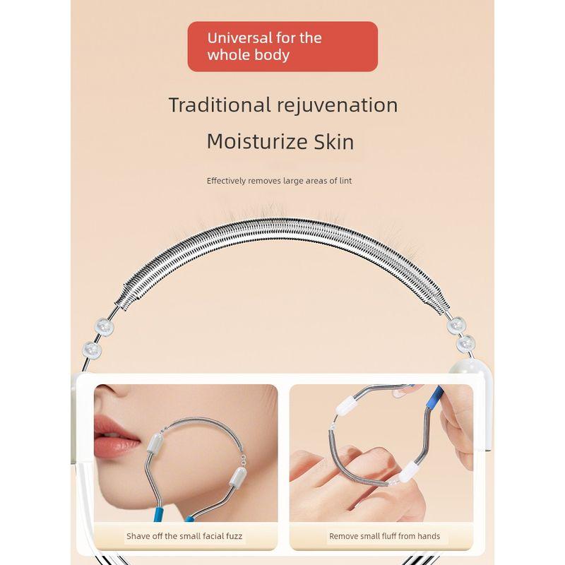 Women's Facial Hair Remover, Lip Hair and Facial Hair Removal Tool, Manual Facial Hair Remover, Portable Facial Hair Remover for Men B1
