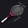  String Single Tennis Racket Racquet for Kids Training Practice(   Red )