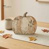 Autumn Tiered Tray Decor Thanksgiving Fall Pumpkin Table Decoration, Rustic Block Wooden Sign, Vintage Desktop Decorative Wood Signs Farmhouse