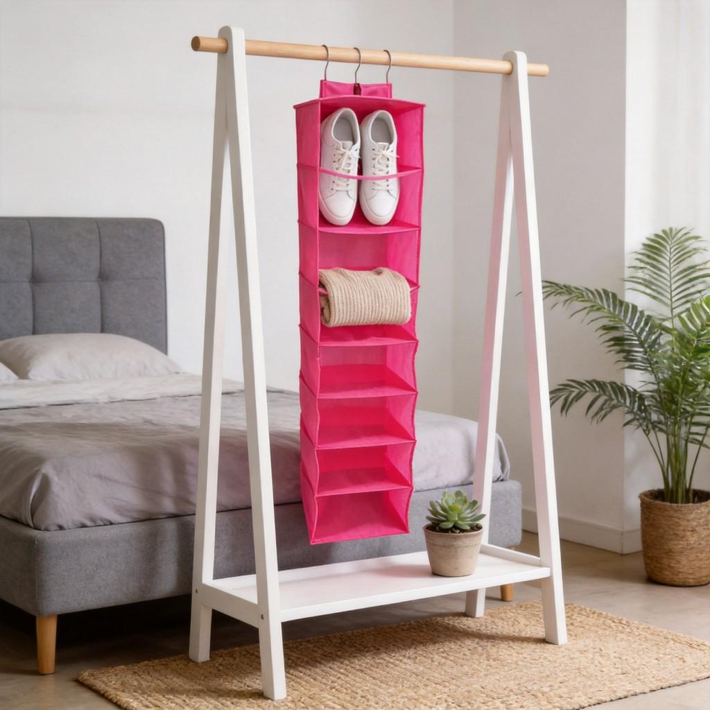 Multipurpose Nonwoven Hanging Shelf For Shoes Clothes And Accessories
