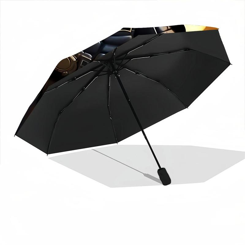 1pc Lego Batman Automatic Open/Close Folding Umbrella, Windproof 8-Rib Construction, Lightweight Travel Umbrella for Women/Men 42