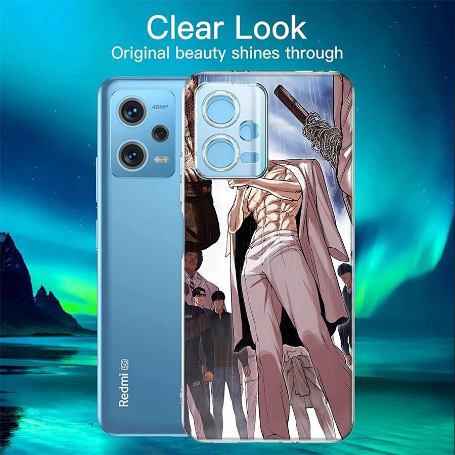 Jonggun Lookism Phone Case For Redmi 12 13C 12C 15C 9 10 10C Note 13 Pro Plus 14 15 Pro 9T 9C 9A TPU Soft Cover Clear Cell Case