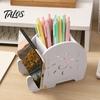Elephant Pencil Holder, Creative Phone Stand, Practical Storage Box, Desktop Organizer for Pens Makeup Brushes, Home Office Supplies