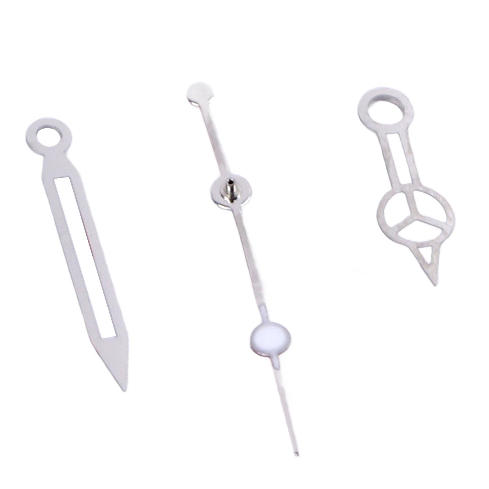 3PCS Luminous Watch Hands for 3135 Movement Metal Hour Minute Second Watch Pointer for Watch Movement Repair Modification Parts