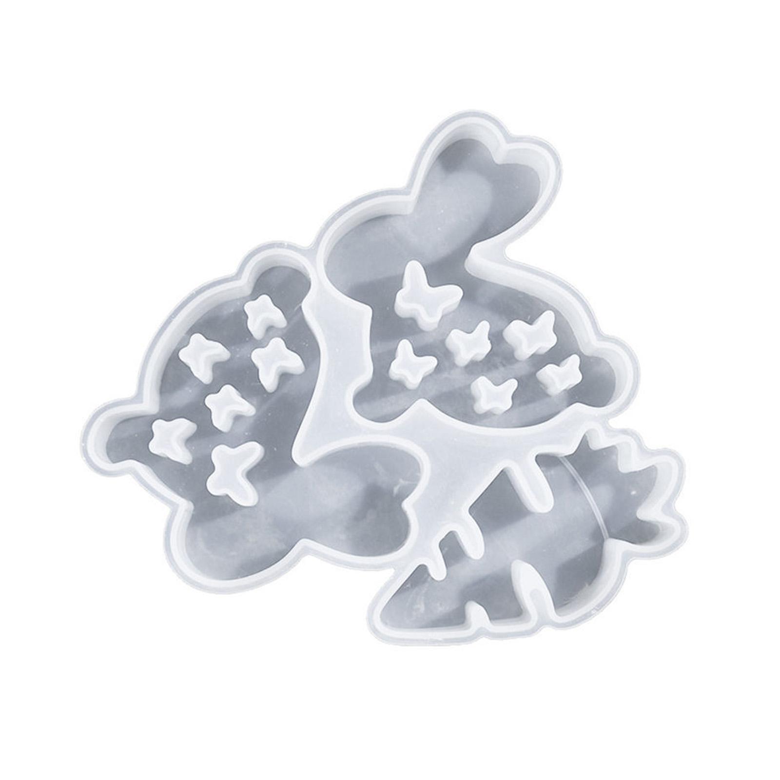 

Многофункциональная пасхальная форма для кролика и редиса, силиконовая форма для выпечки помадки в виде кролика для украшения торта и печенья