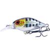 5Pcs Soft Plastic Baits Small Wobbler Fishing Lures Artificial Hard Baits Swimbait Crank Baits with Tackle Box Enduring