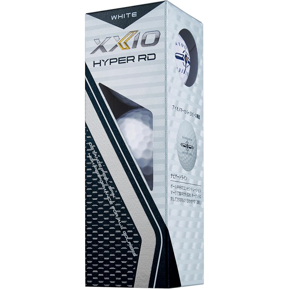 Dunlop XXIO Hyper RD Golf Balls 2025 Model 12 Pack White