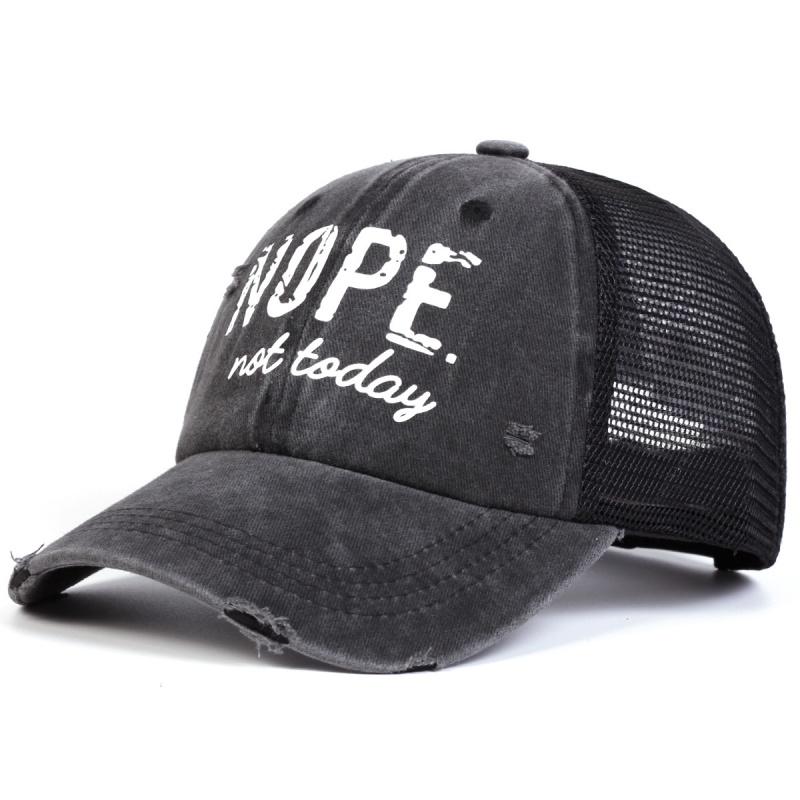 Letter Embroidered Baseball Cap for Women Spring Summer Outdoor Unisex Water Wash Snapback Hat Sports Casual Men Hip Hop Hat