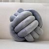 Ins Nordic Hand-woven Three-strand Rope Knotted Ball Pillow Creative Children's Living Room Bedroom Pillow