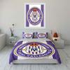 Purple Real Valladolid Logo Bedding Duvet Cover Set Duvet Cover Pillowcases  (1*Duvet Cover 2*Pillowcases, without duvet insert)