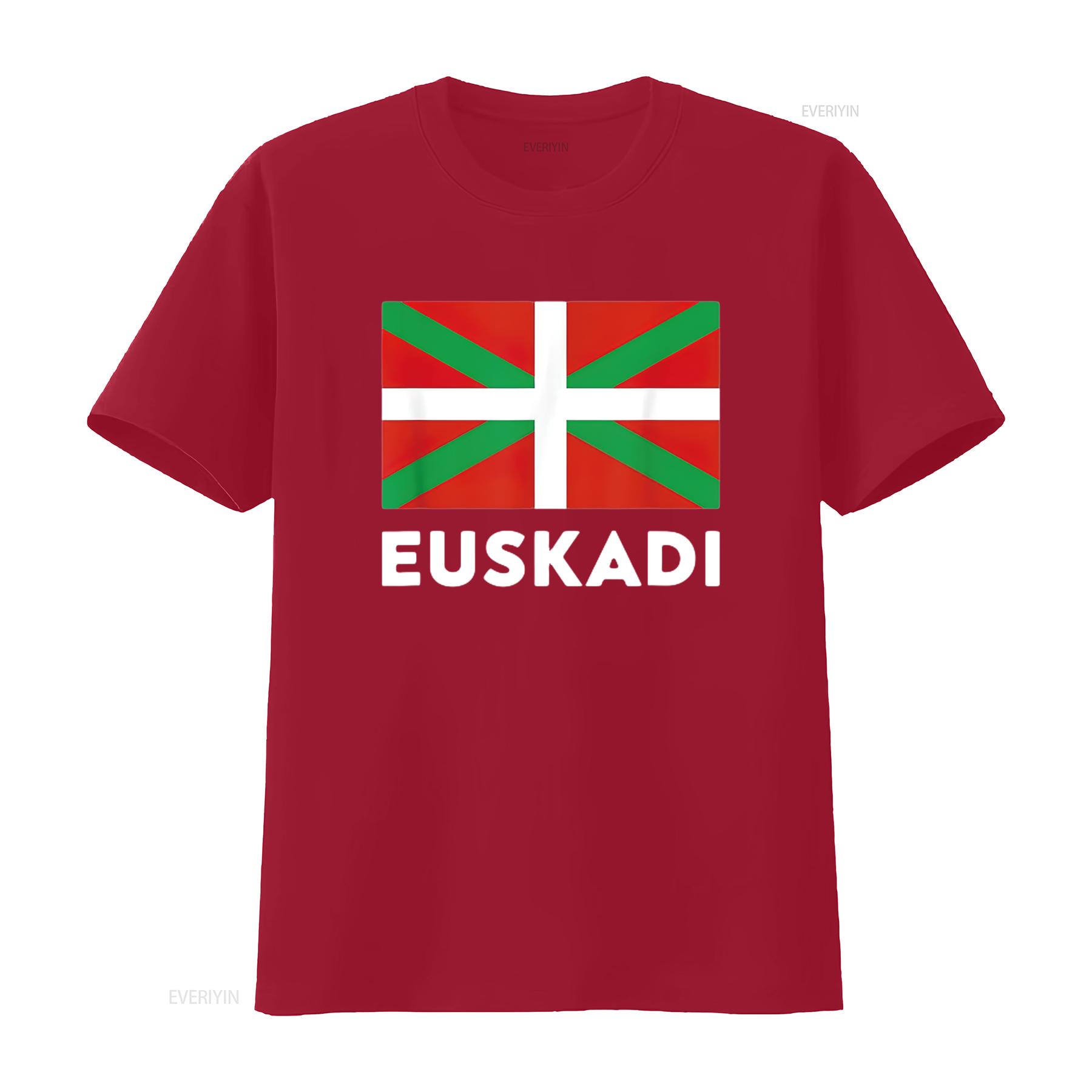 Womens Euskadi Flag Basque Country T Shirt Black 3X Large vintage Washed Breathable Comfortable Stretched streetwear S