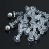 40Silicone earplug backing | Anti-puncture  Full-coverage earplugs  Transparent earrings  Ideal for jewelry making  Silicone material