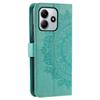 Dla Xiaomi Redmi Note 14 5G Etui Wytłaczany Totem Skórzany PU Portfel Stojak Pokrowiec na Telefon