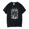 YOB Metal Band T Shirt Face Tee Classic Style Unisex TE7193 Long Sleeves Vintage Washed Homme Versatile Fashion Streetwear