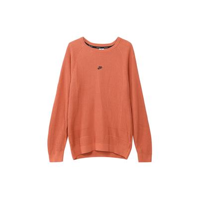 Long Sleeve Crew Neck Sport Pullover Knit Sweater Men Tops Madder-Root-Brown DN3618-827