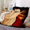 1pc Superman, Costume Blanket Lightweight Flannel Throw For Sofa, Bed, Travel, Camping, Livingroom, Office, Couch, Chair, And Bed