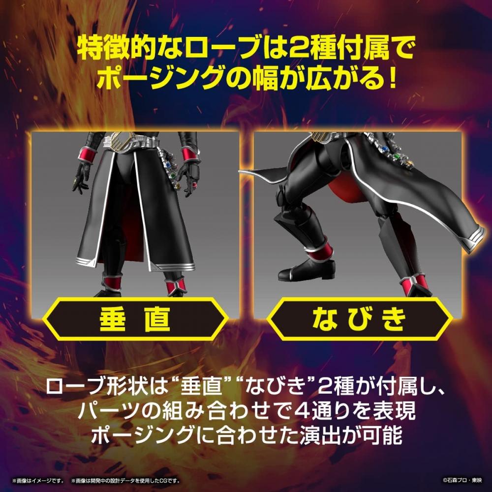 Bandai SPIRITS Postavička Standardní Kamen Rider Wizard Styl plamene Barevně kódovaný plastový model 2621758