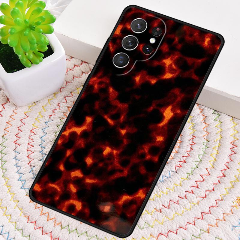 Tortoise Shell Pattern TPU Phone Case For Samsung Galaxy note 10 pro S26 S25 S24 S23 S22 Ultra Plus S21 FE S20 Shockproof Cover