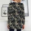 Plus Size Women Crew Neck Long Sleeve Tunic Soft Oversized Tops For Home Life And Casual Walking