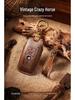 Handmade Leather Retro Key Cover for BMW 3 & 5 Series