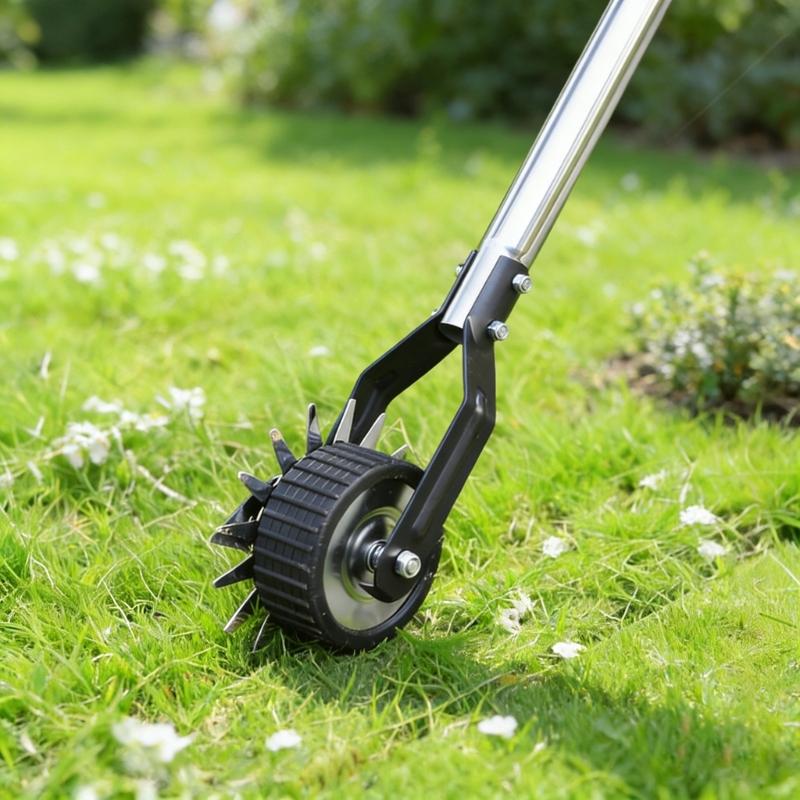 Strong Manual Lawn Edger With Wheels For Simple Grass Edge Maintenance In Gardens