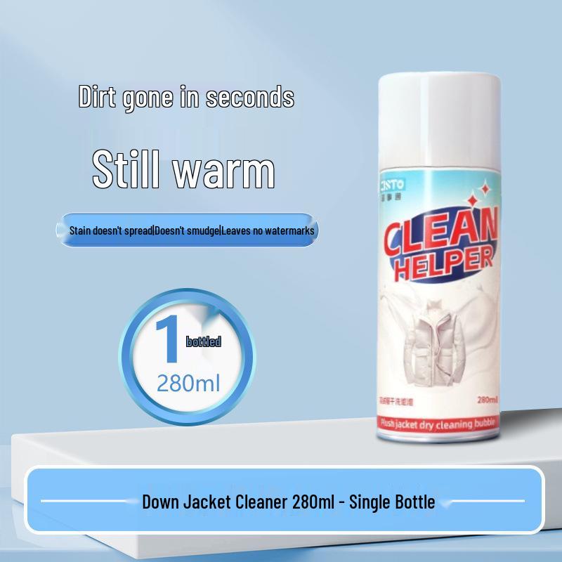 Autumn/Winter Down & Wool Coat No-Wash Foam Cleaner & Stain Remover