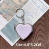 Alloy Hardware Keychain Heart Shaped Key Ring Durable Keychain Pendant  Couple Gift