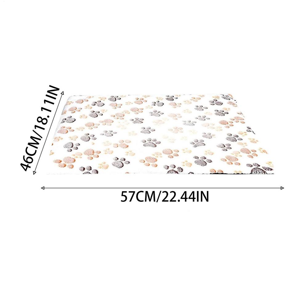

Cat Warming Bed Pet Thermal Blanket With Claw Print Pattern Thermal Pet Mat For Cats Dogs Kitten Puppy Indoor Home Bedroom