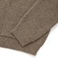 Saintpain Sp Wool 2-Way Zip-Up Knit Jacket - Brown