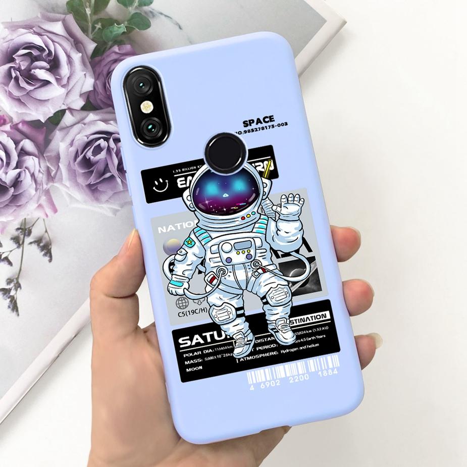For Xiaomi Redmi 6 Pro Case Cute Dinosaur Cartoon Cover Soft Silicone Phone Case For Xiaomi Redmi Note 6 Pro Note6 Fundas Bumper
